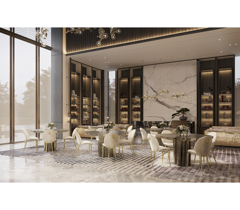 Fortuna Round Dining Table mobile image 9