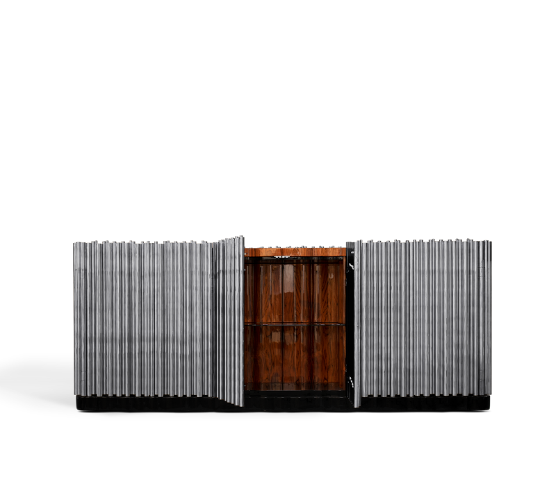 Symphony Nickel Sideboard mobile image 2