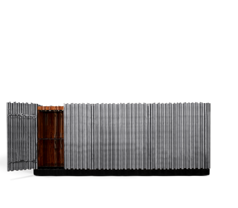 Symphony Nickel Sideboard mobile image 3