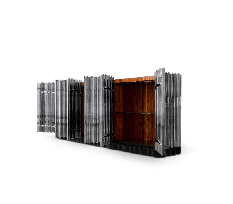 Symphony Nickel Sideboard mobile image 6