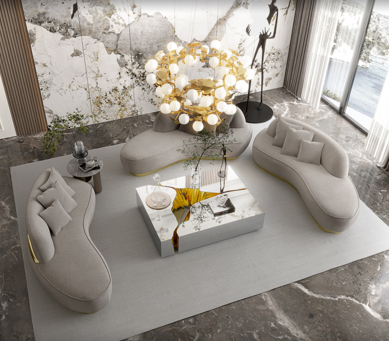 Lapiaz Gold Center Table mobile image 7