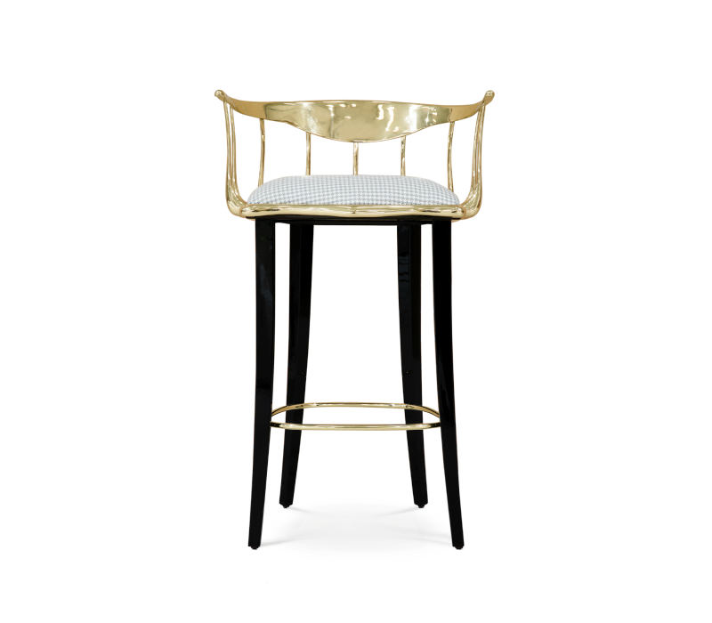 N 11 Pattern Stool Bar Stool mobile image 1