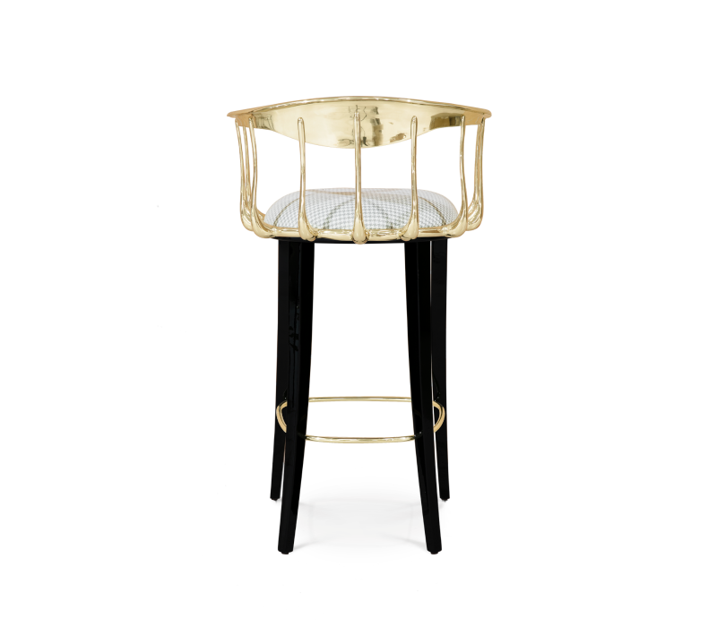 N 11 Pattern Stool Bar Stool mobile image 2