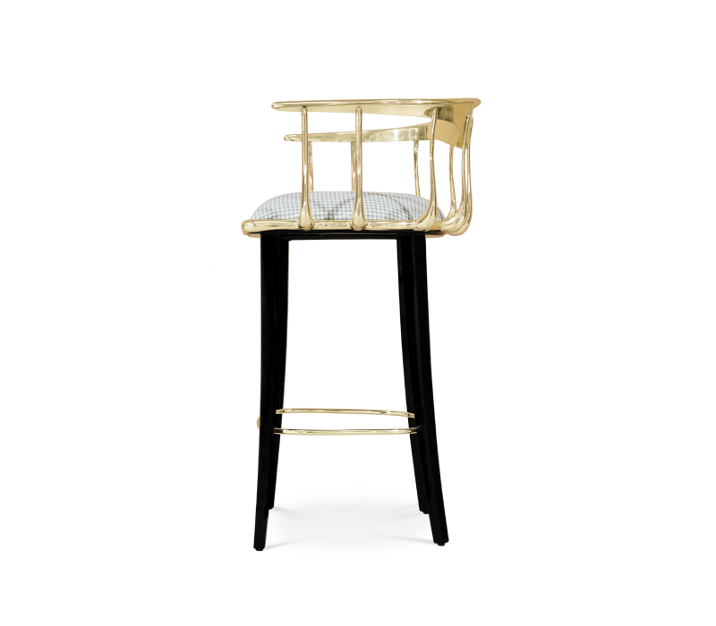 N 11 Pattern Stool Bar Stool mobile image 3