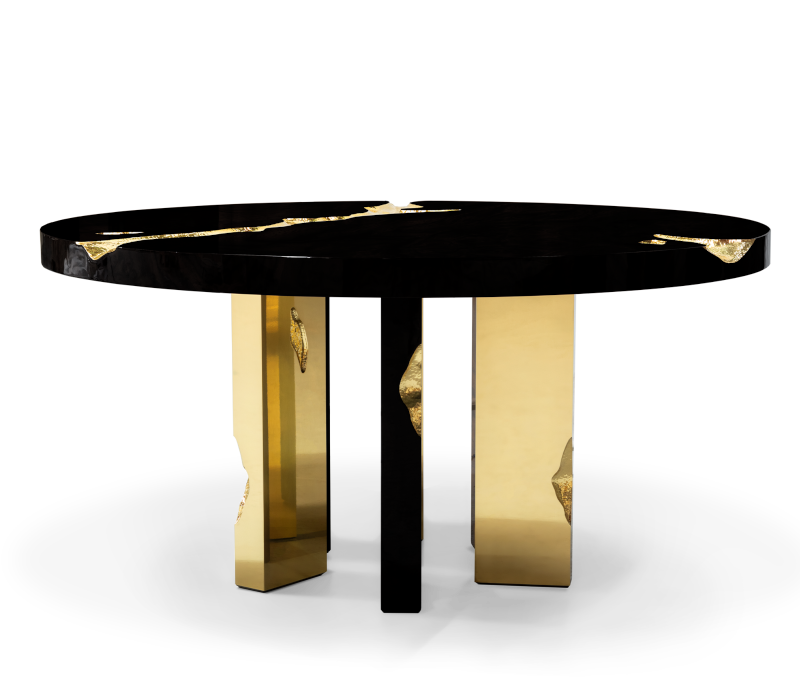 Empire Round Black Dining Table mobile image 2