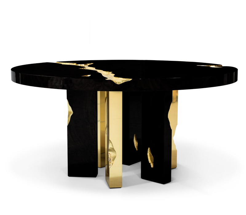Empire Round Black Dining Table mobile image 3