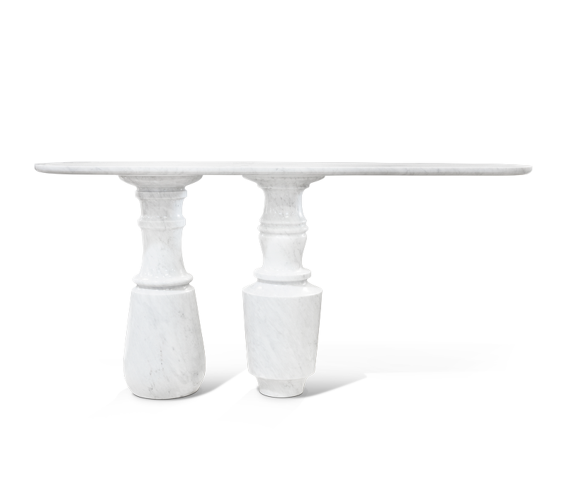 Pietra Carrara Console mobile image 1