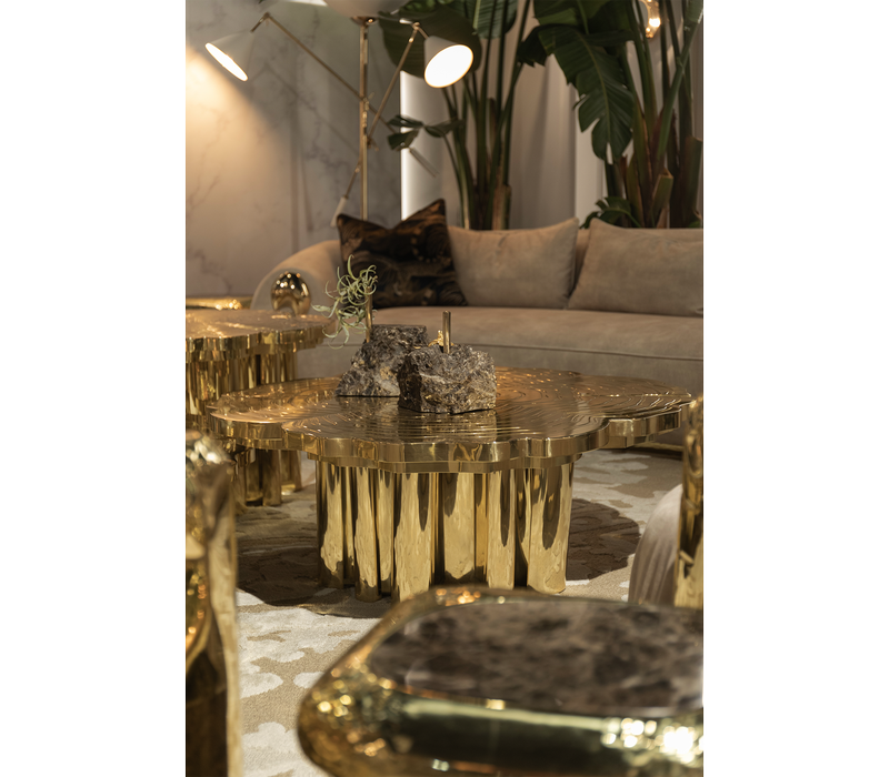 Fortuna Gold Set Of 3 Center Table mobile image 12