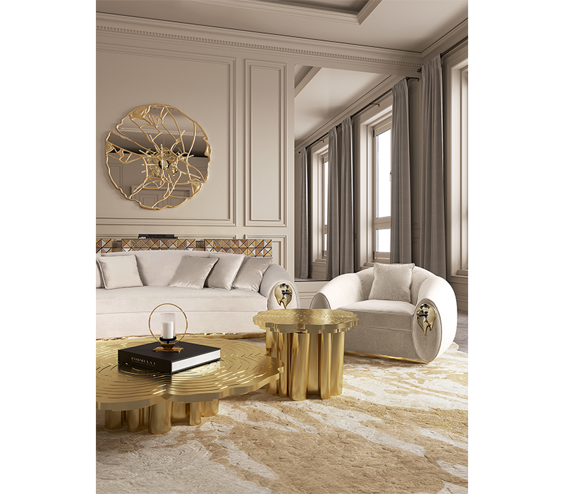 Fortuna Gold Set Of 3 Center Table mobile image 16