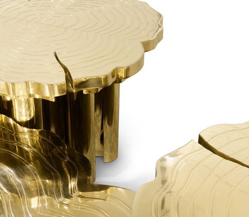 Fortuna Gold Set Of 3 Center Table mobile image 7