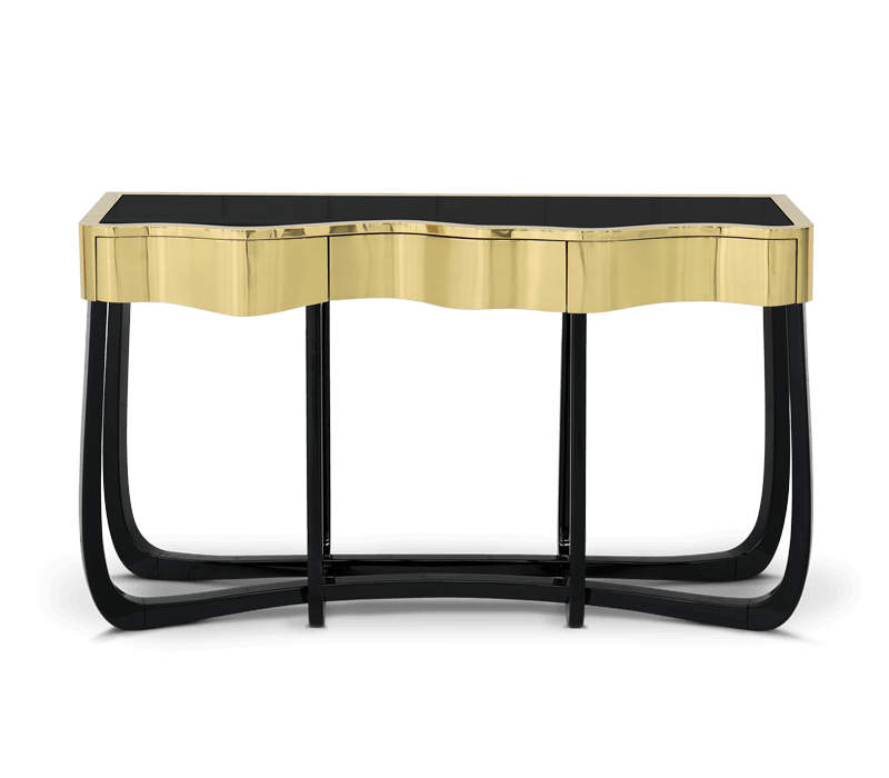Sinuous Gold Console mobile image 1