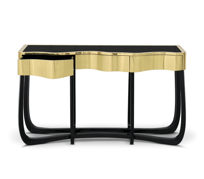 Sinuous Gold Console mobile image 3