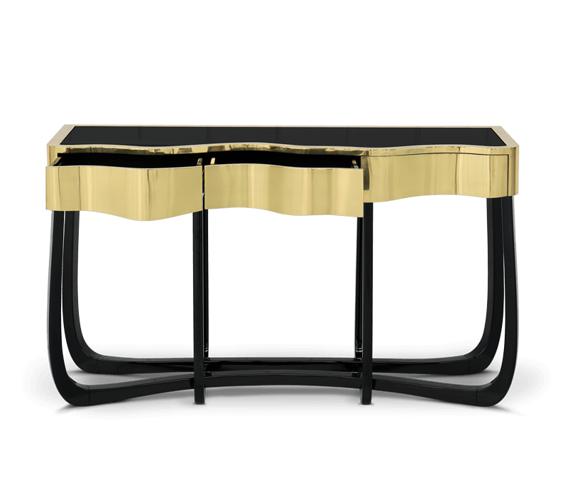 Sinuous Gold Console mobile image 4
