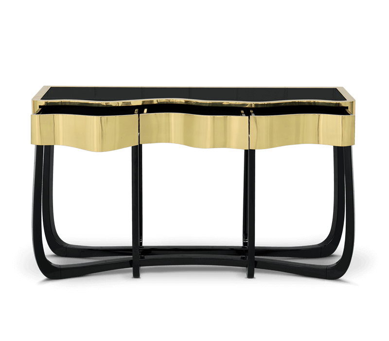 Sinuous Gold Console mobile image 5