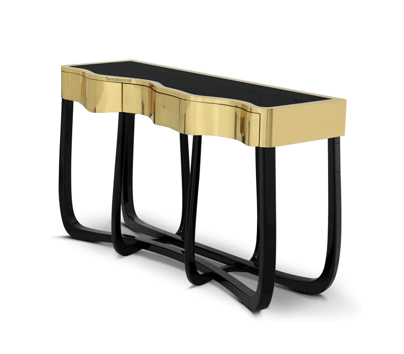 Sinuous Gold Console mobile image 6