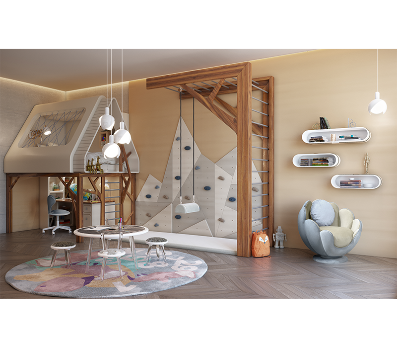 Mogli Playhouse Bed And Gym Bed mobile image 14