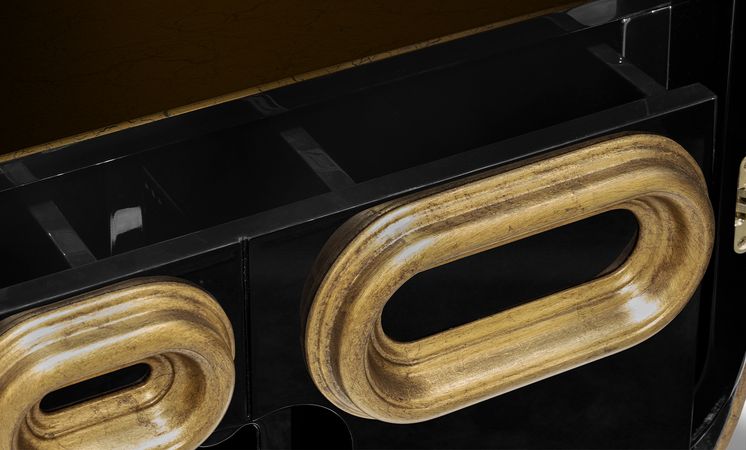 oblong aged gold