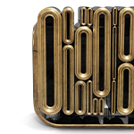 Oblong aged gold