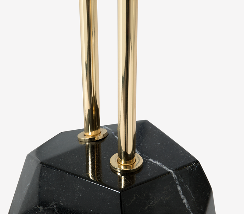 Diamond Nero Marquina Marble Towel Rack mobile image 7
