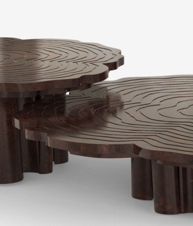 fortuna walnut root set of 3
