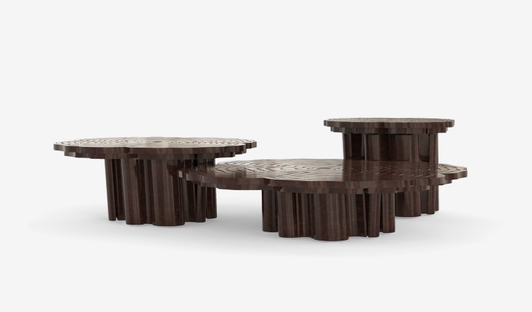 fortuna walnut root set of 3