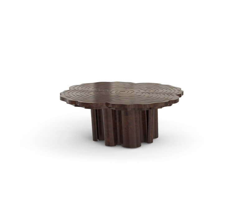 Fortuna Walnut Root Set Of 3 Center Table mobile image 5