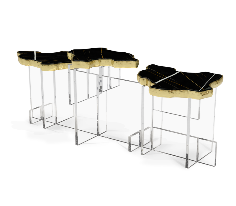 Monet XL Sahara Noir Side Table mobile image 2