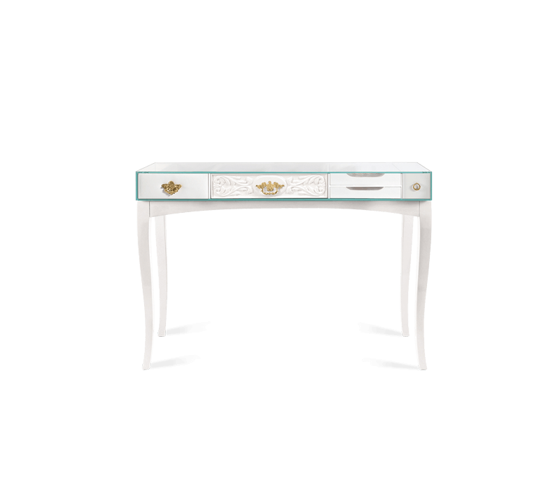 Soho White Console mobile image 1