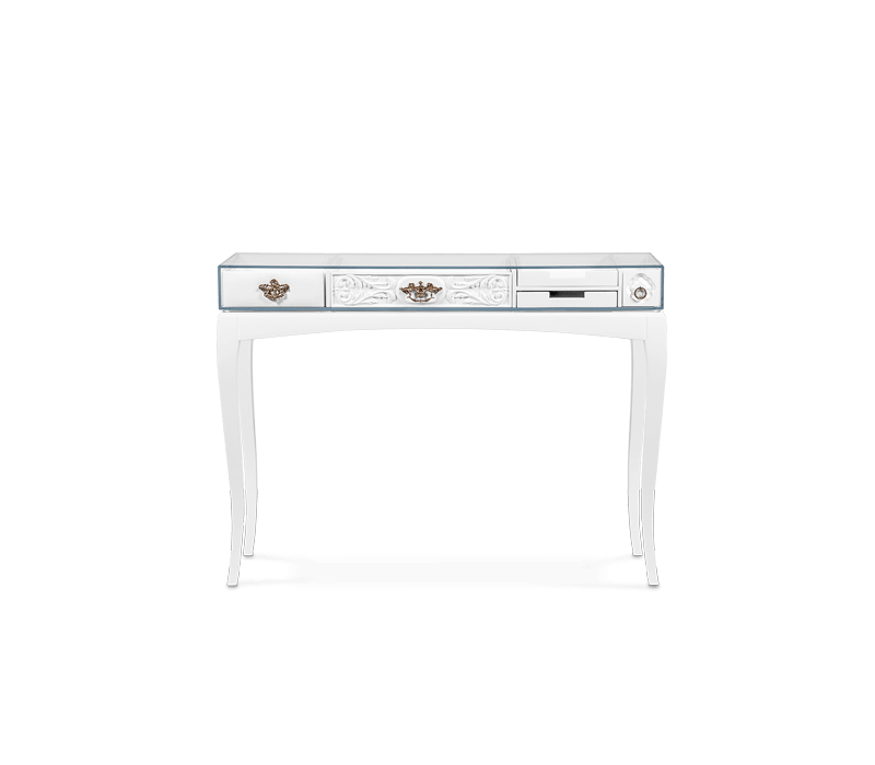Soho White Console mobile image 2