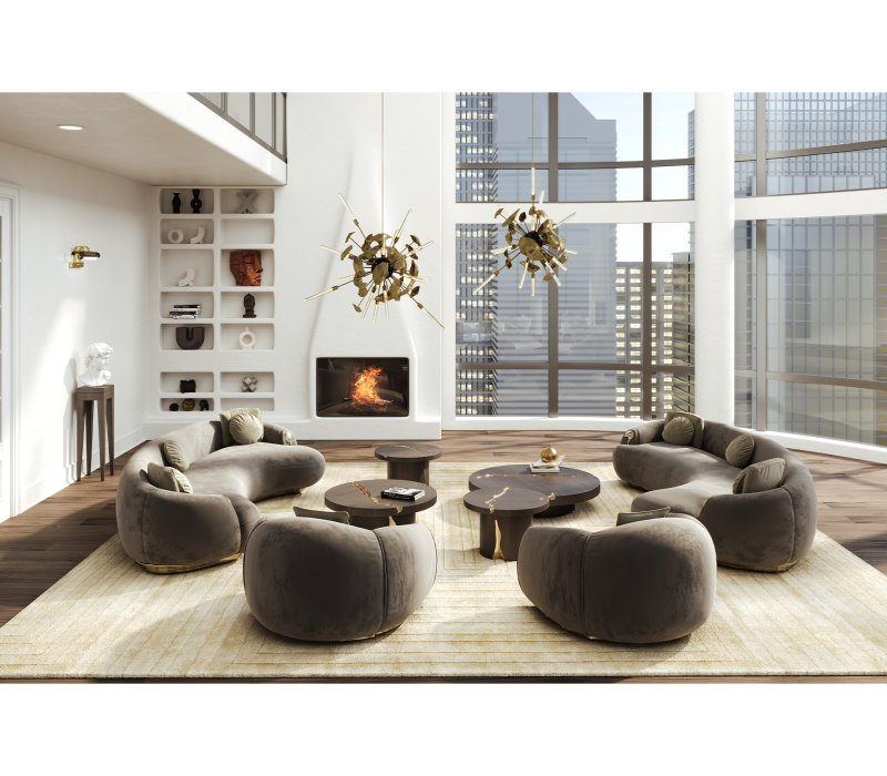 Soleil Curved Sofa mobile image 10