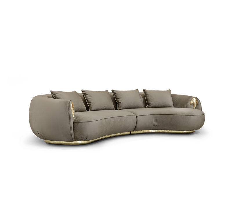 Soleil Curved Sofa mobile image 2