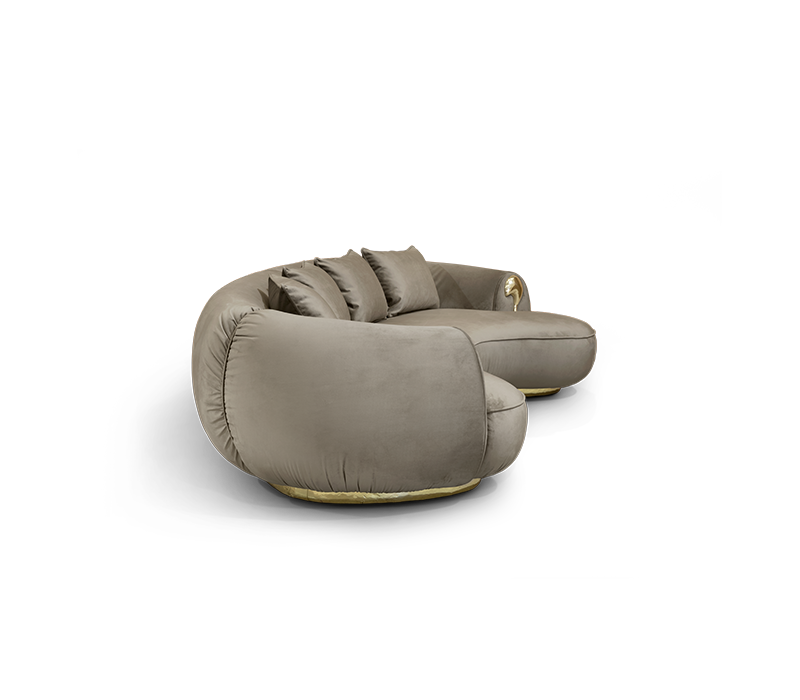 Soleil Curved Sofa mobile image 3