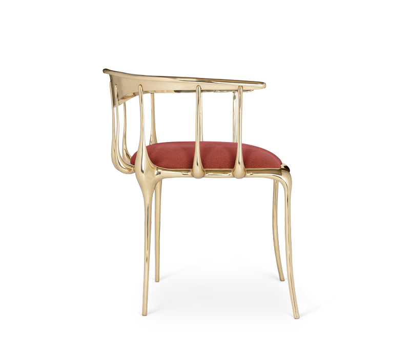 N11 Burgundy Chair mobile image 5