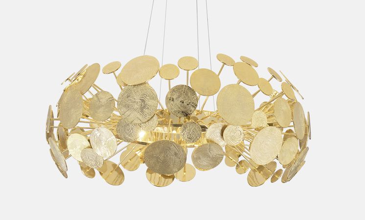newton round chandelier