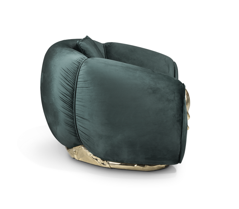 Soleil Green Armchair mobile image 5