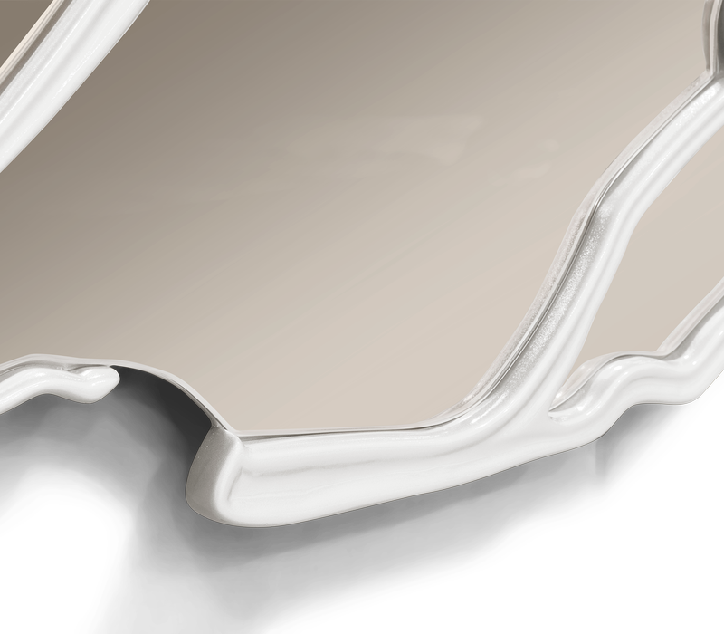 Glance Cream Mirror mobile image 4