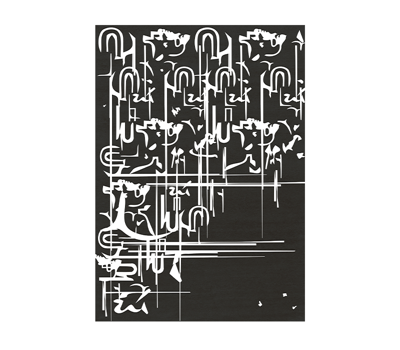 Blanc Ink Rug mobile image 1