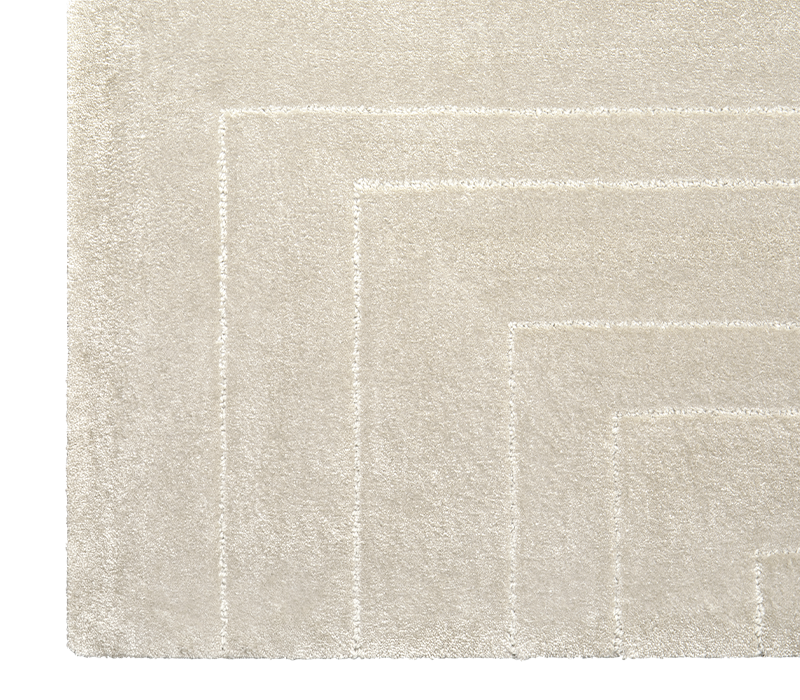 White Garden Rug mobile image 3
