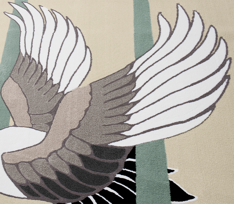 Heron Nude Rug mobile image 3