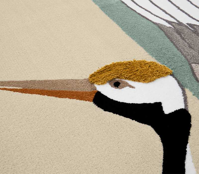 Heron Nude Rug mobile image 4