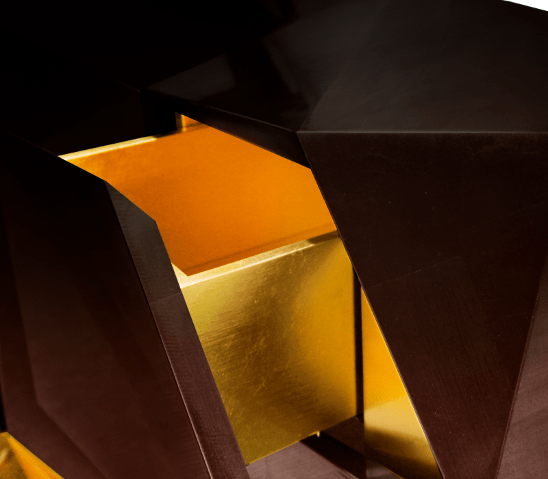 Diamond Chocolate Sideboard mobile image 13