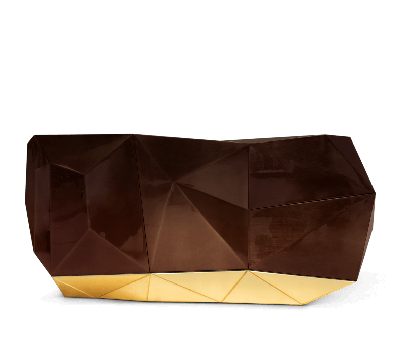 Diamond Chocolate Sideboard mobile image 4