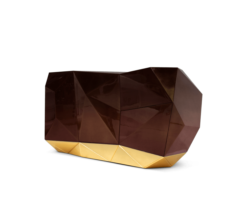 Diamond Chocolate Sideboard mobile image 8