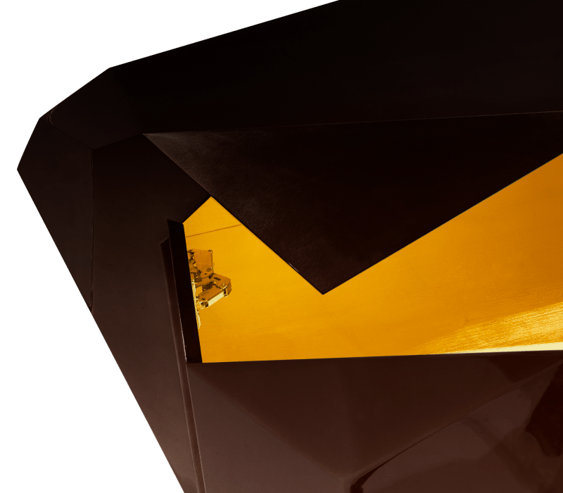 Diamond Chocolate Sideboard mobile image 9