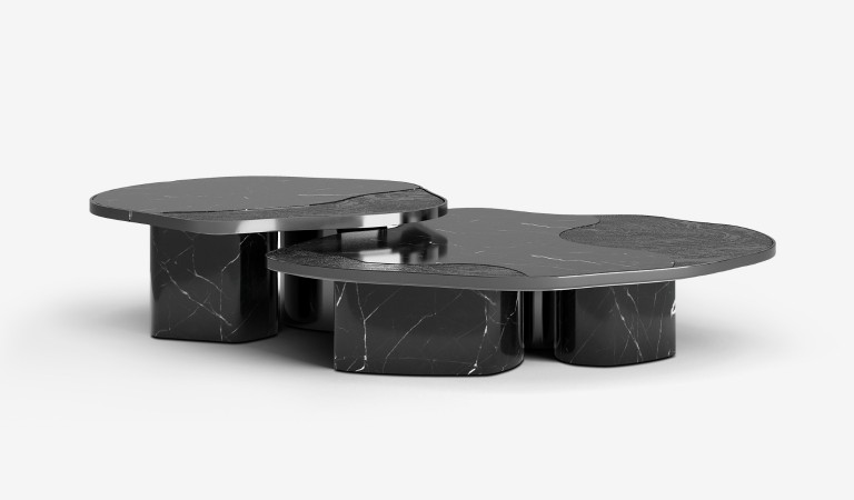ophelia nero marquina marble and black