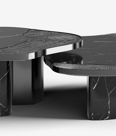 ophelia nero marquina marble and black