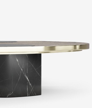 ophelia nero marquina marble and gold
