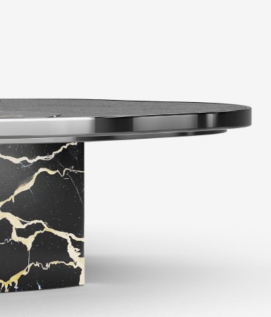 ophelia portoro marble and black