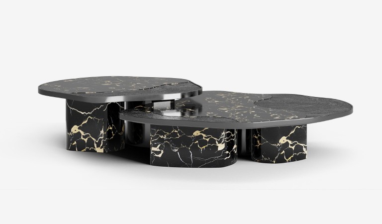 ophelia portoro marble and black