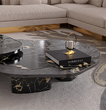 OPHELIA PORTORO MARBLE AND BLACK